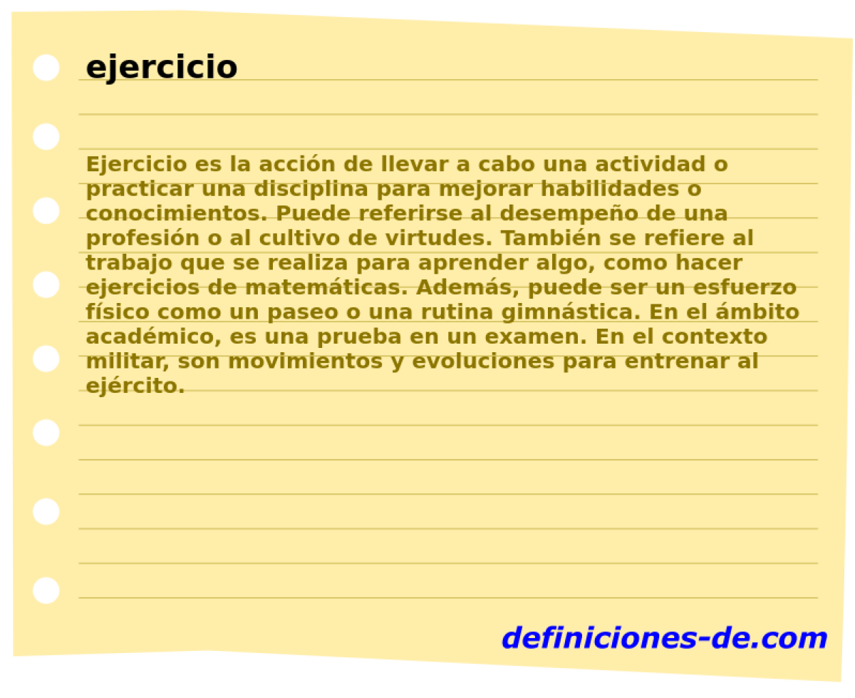 ejercicio 