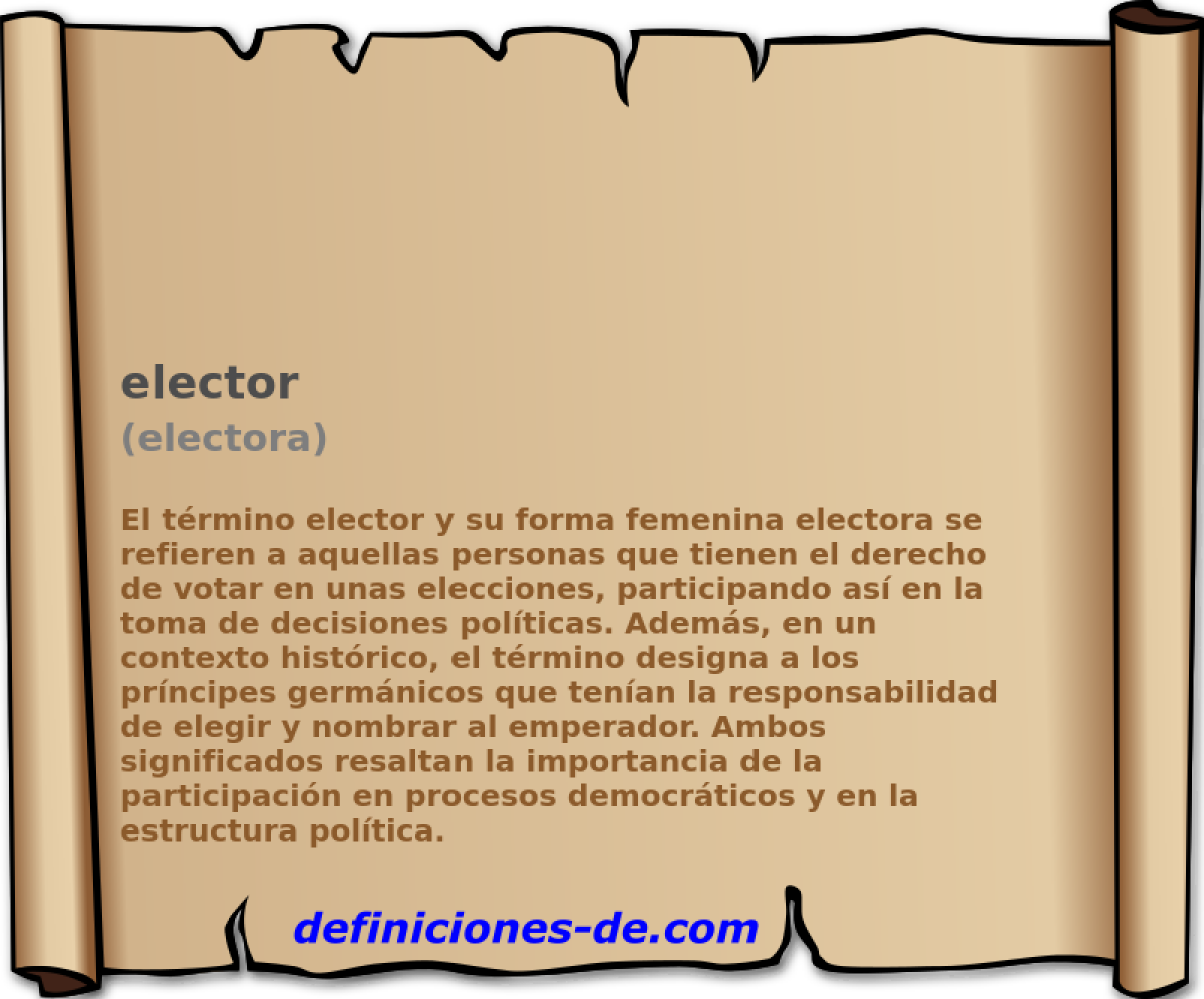 elector (electora)