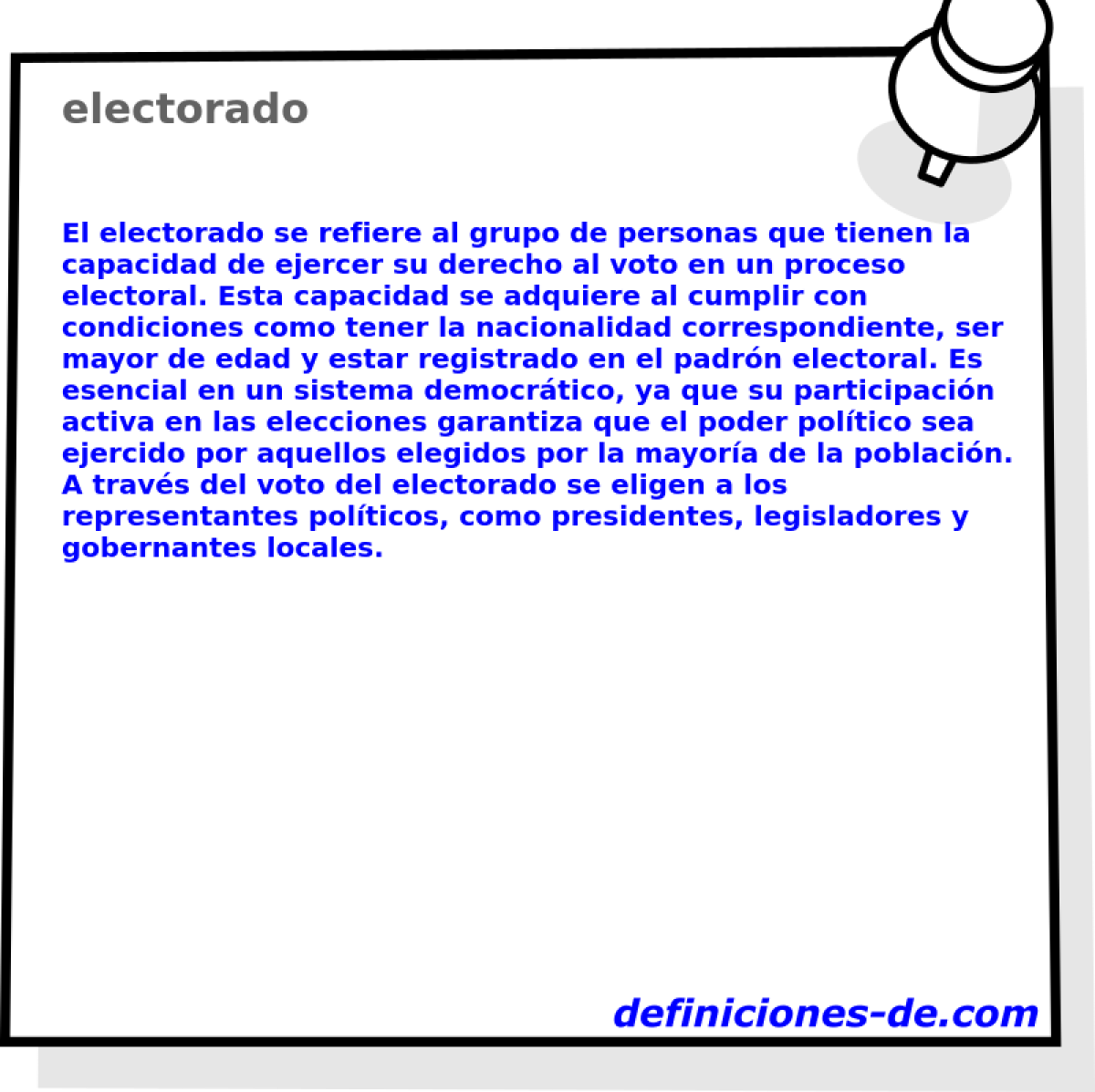 electorado 