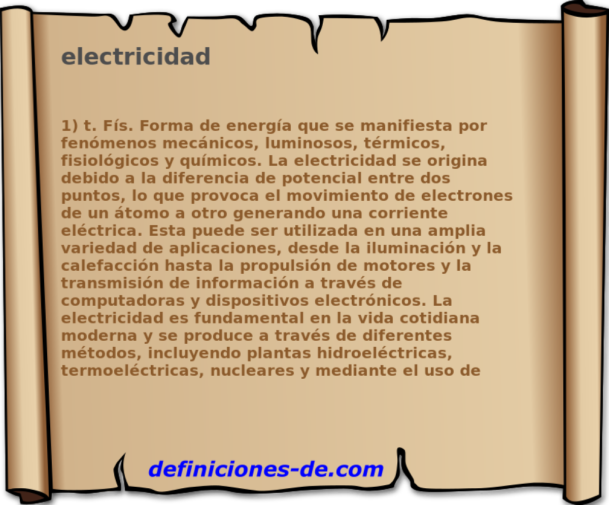 electricidad 