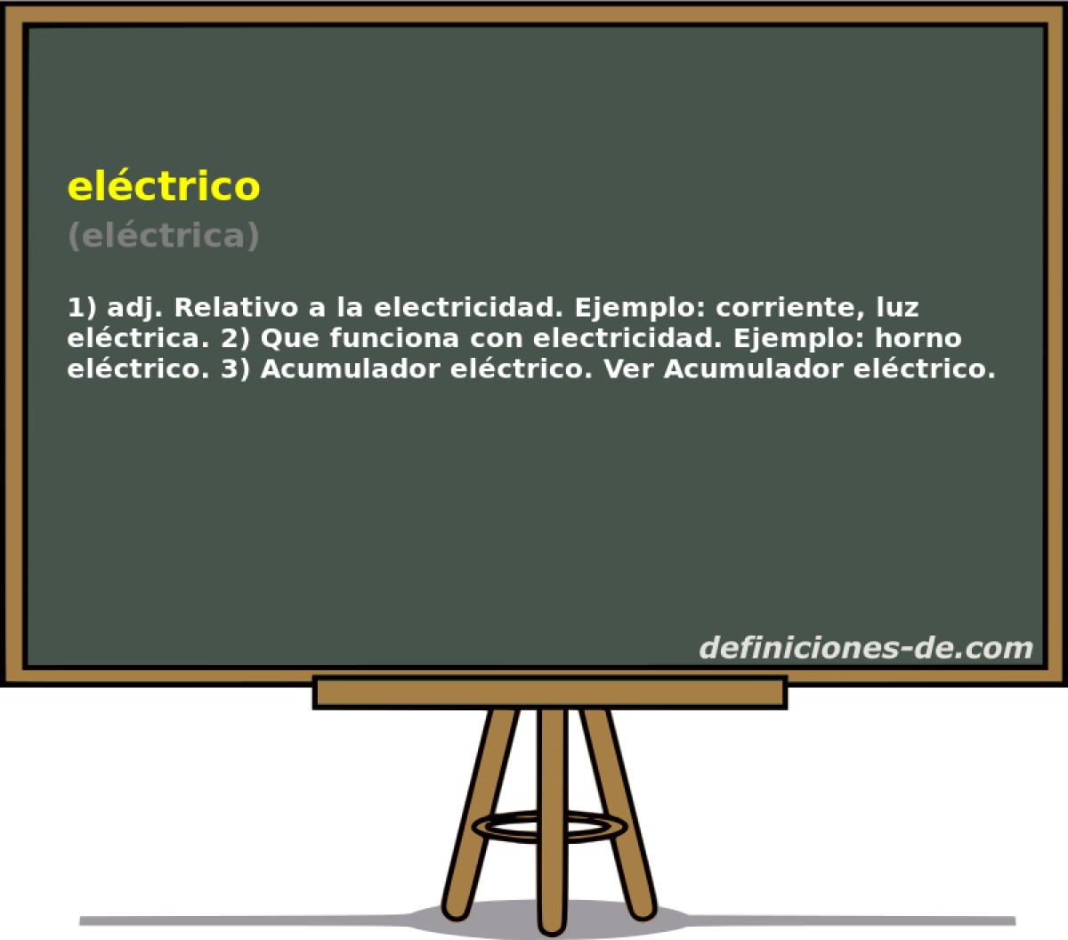 elctrico (elctrica)