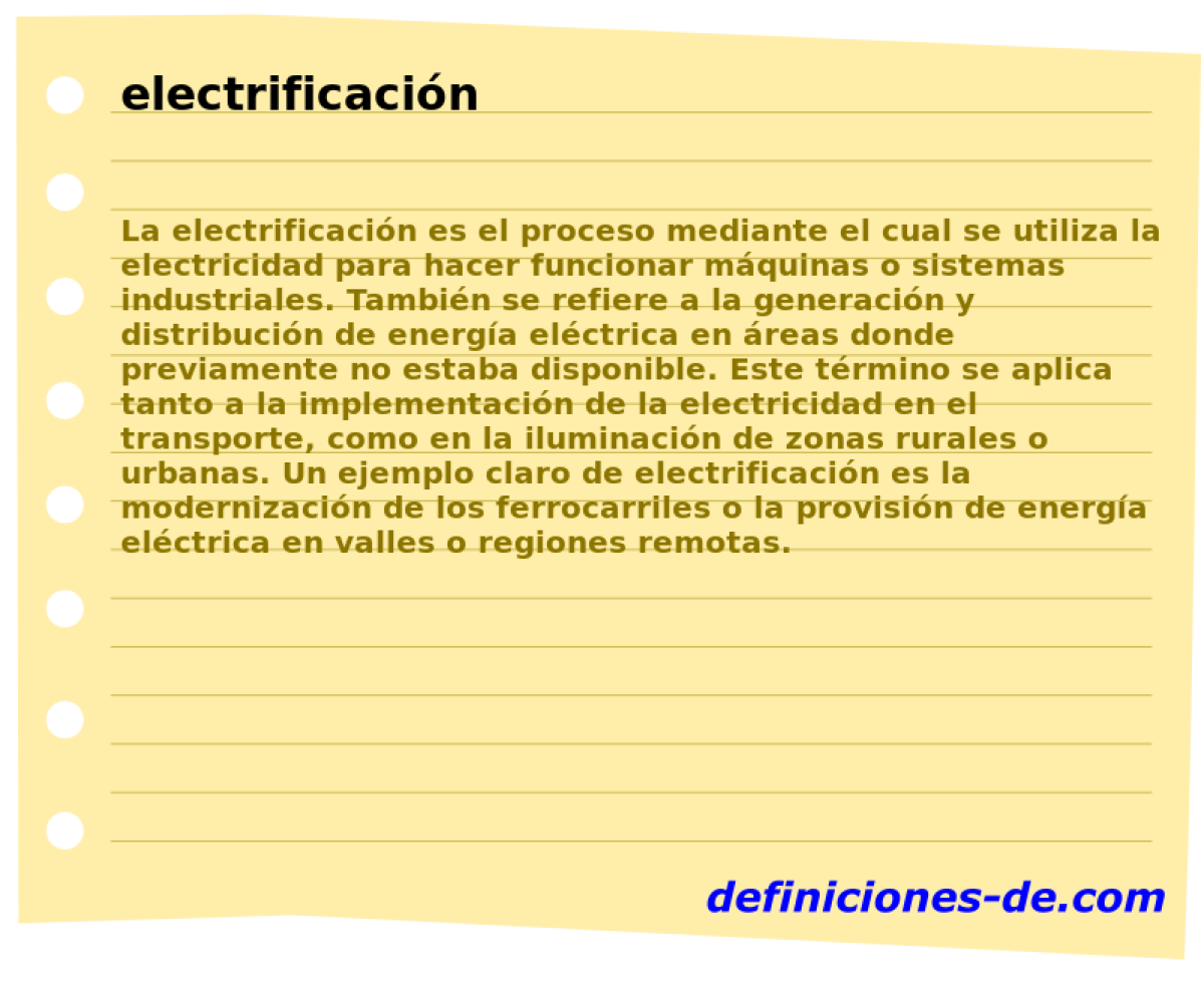electrificacin 