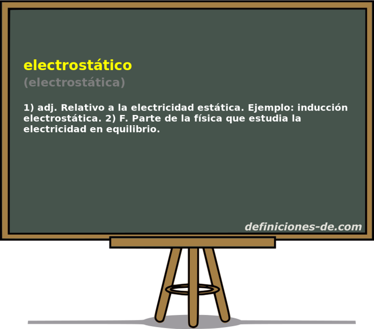 electrosttico (electrosttica)
