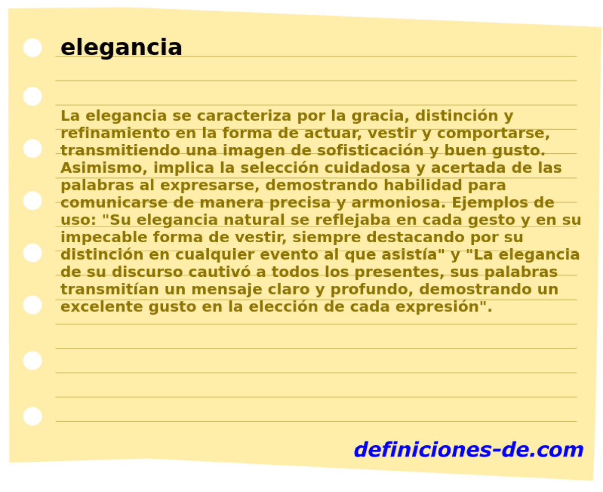 elegancia 