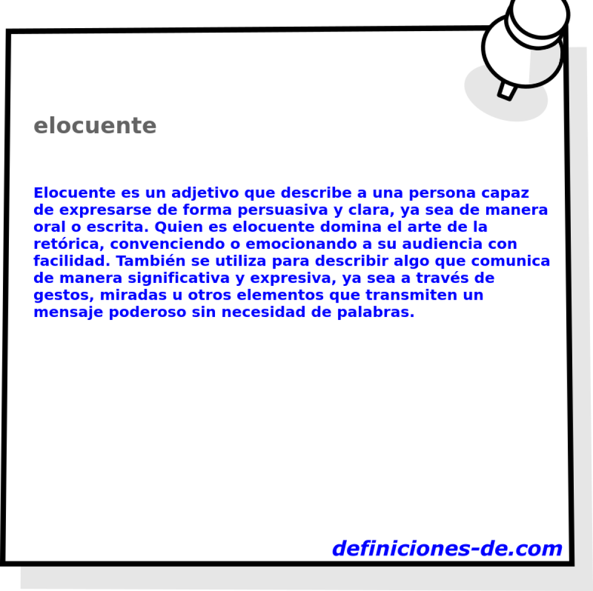 elocuente 