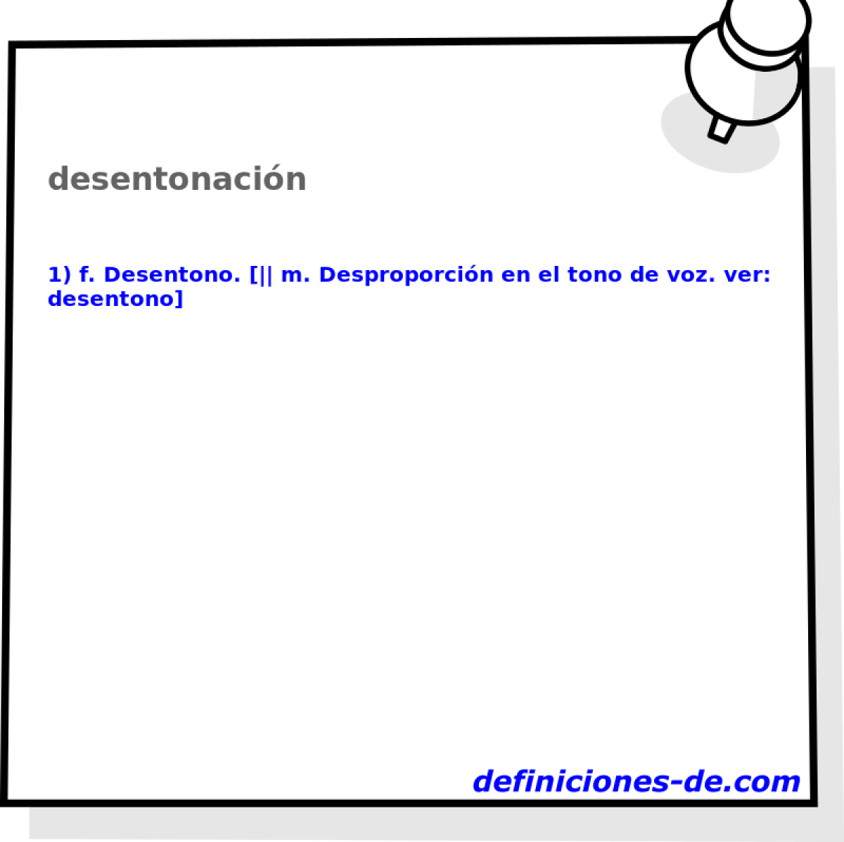 desentonacin 