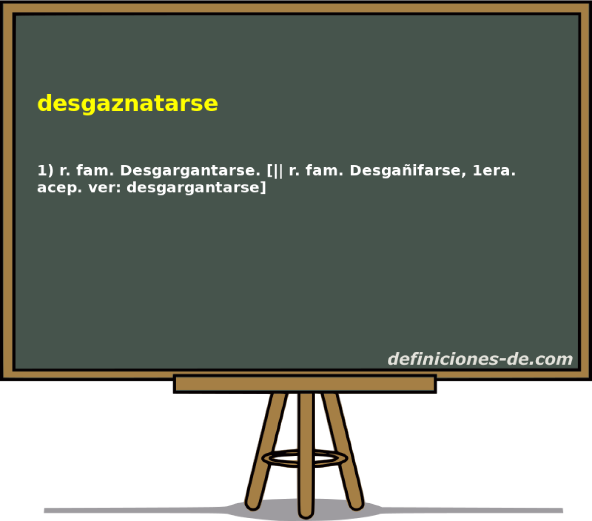 desgaznatarse 