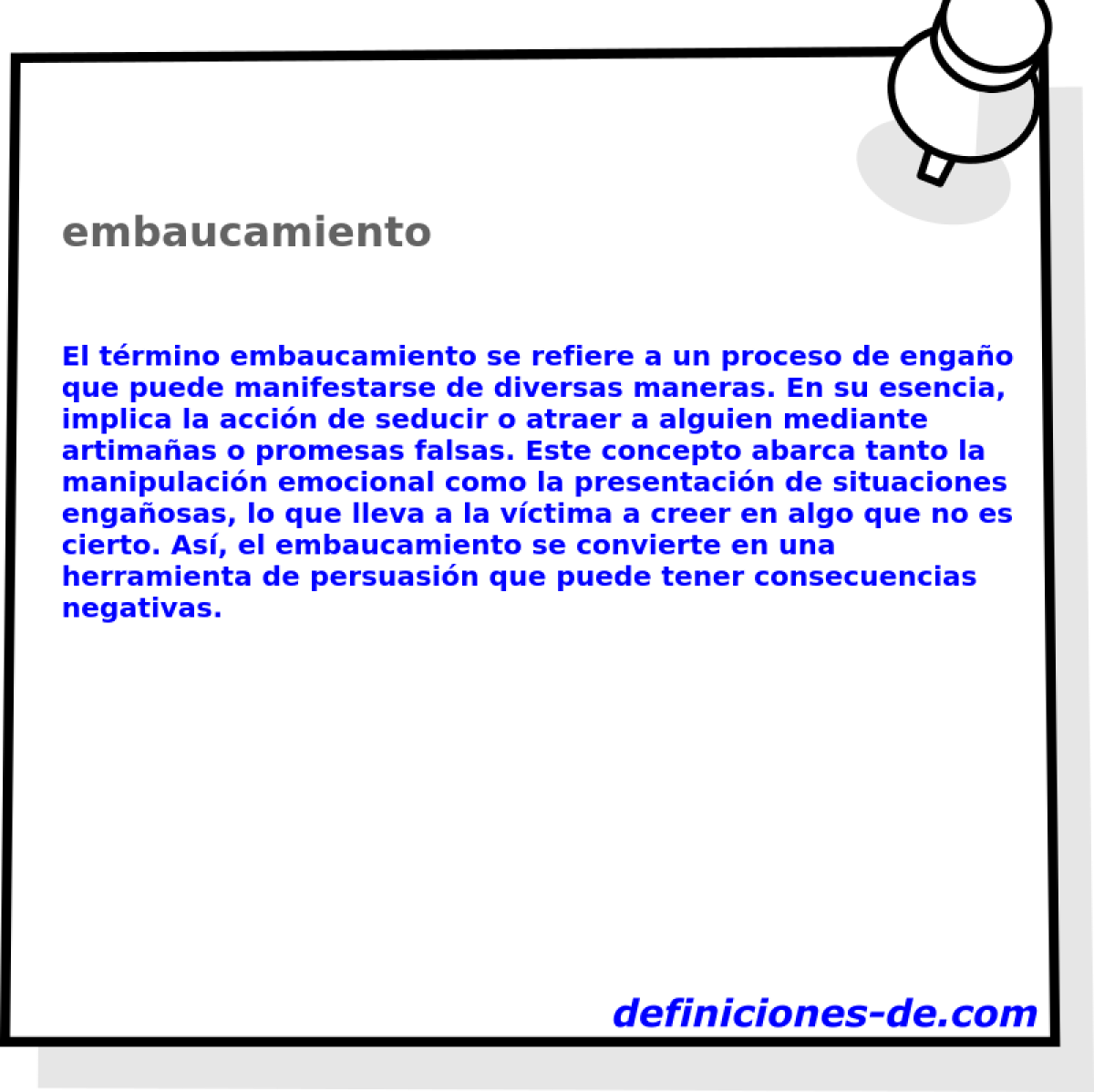 embaucamiento 