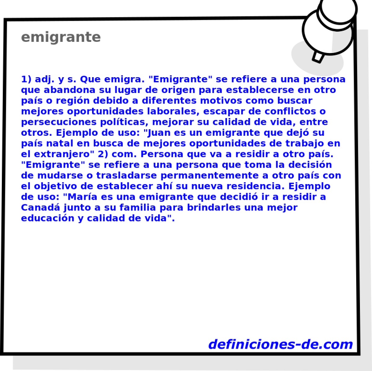 emigrante 