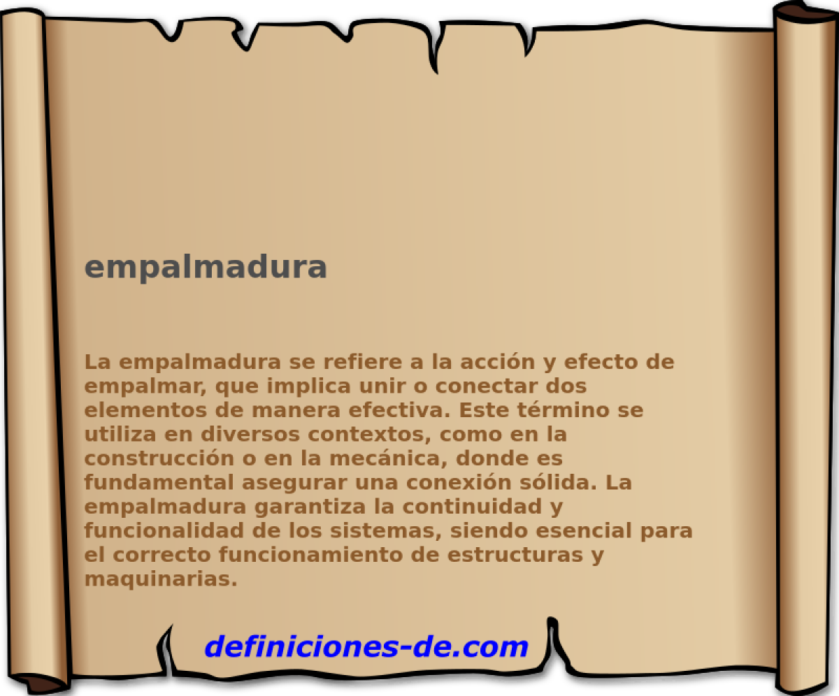 empalmadura 