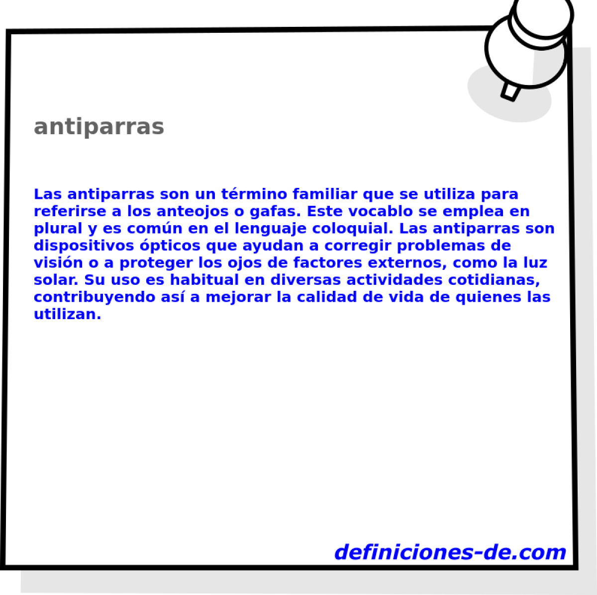 antiparras 