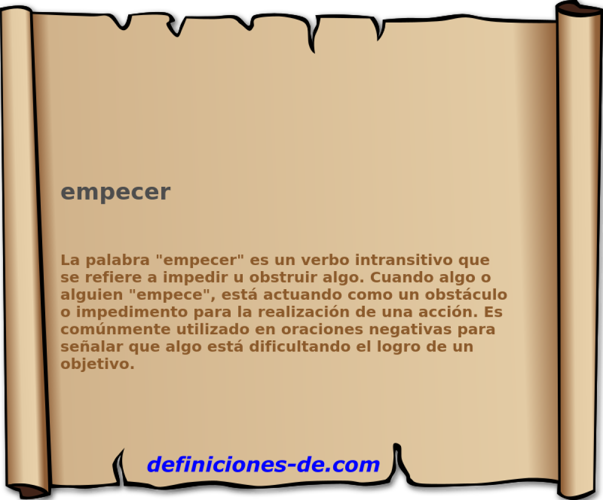 empecer 