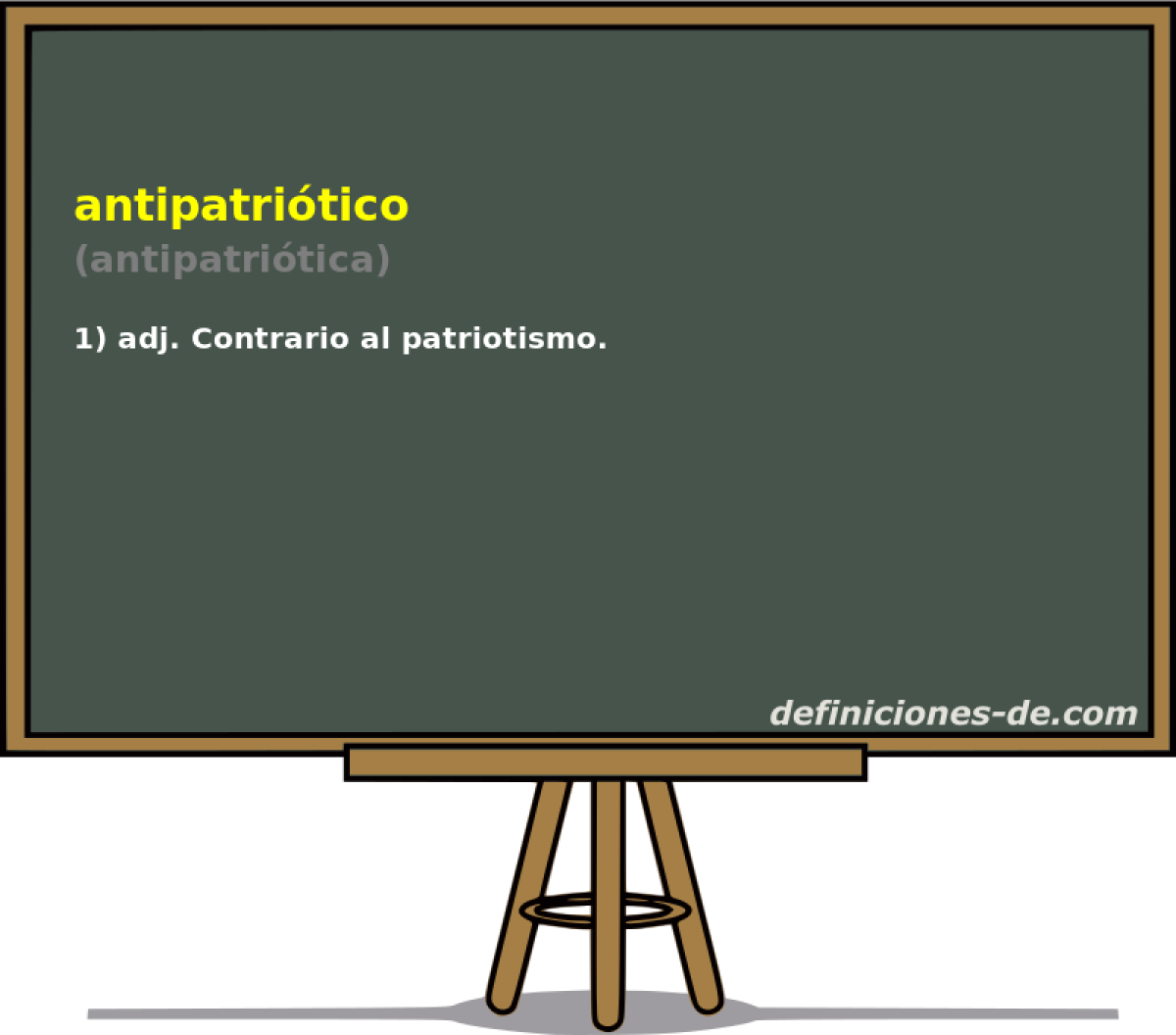 antipatritico (antipatritica)