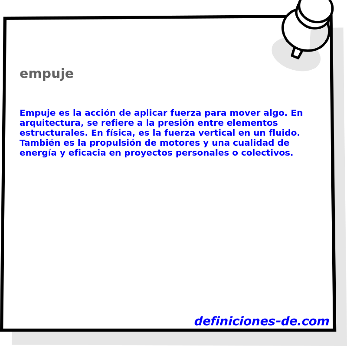 empuje 