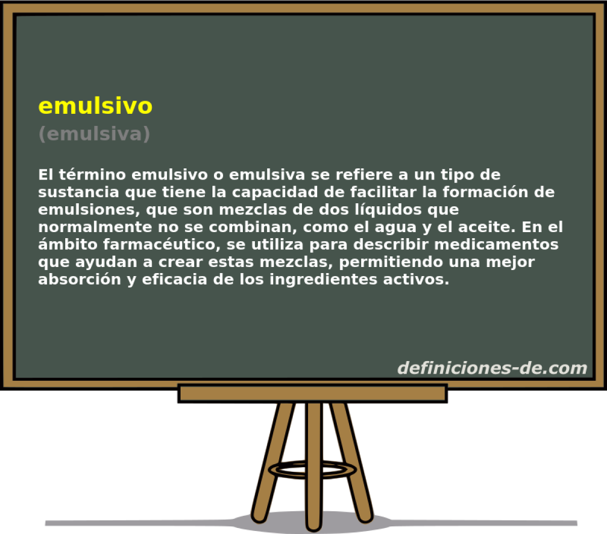 emulsivo (emulsiva)