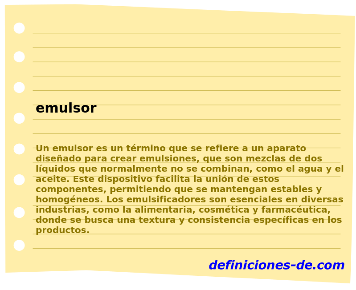 emulsor 