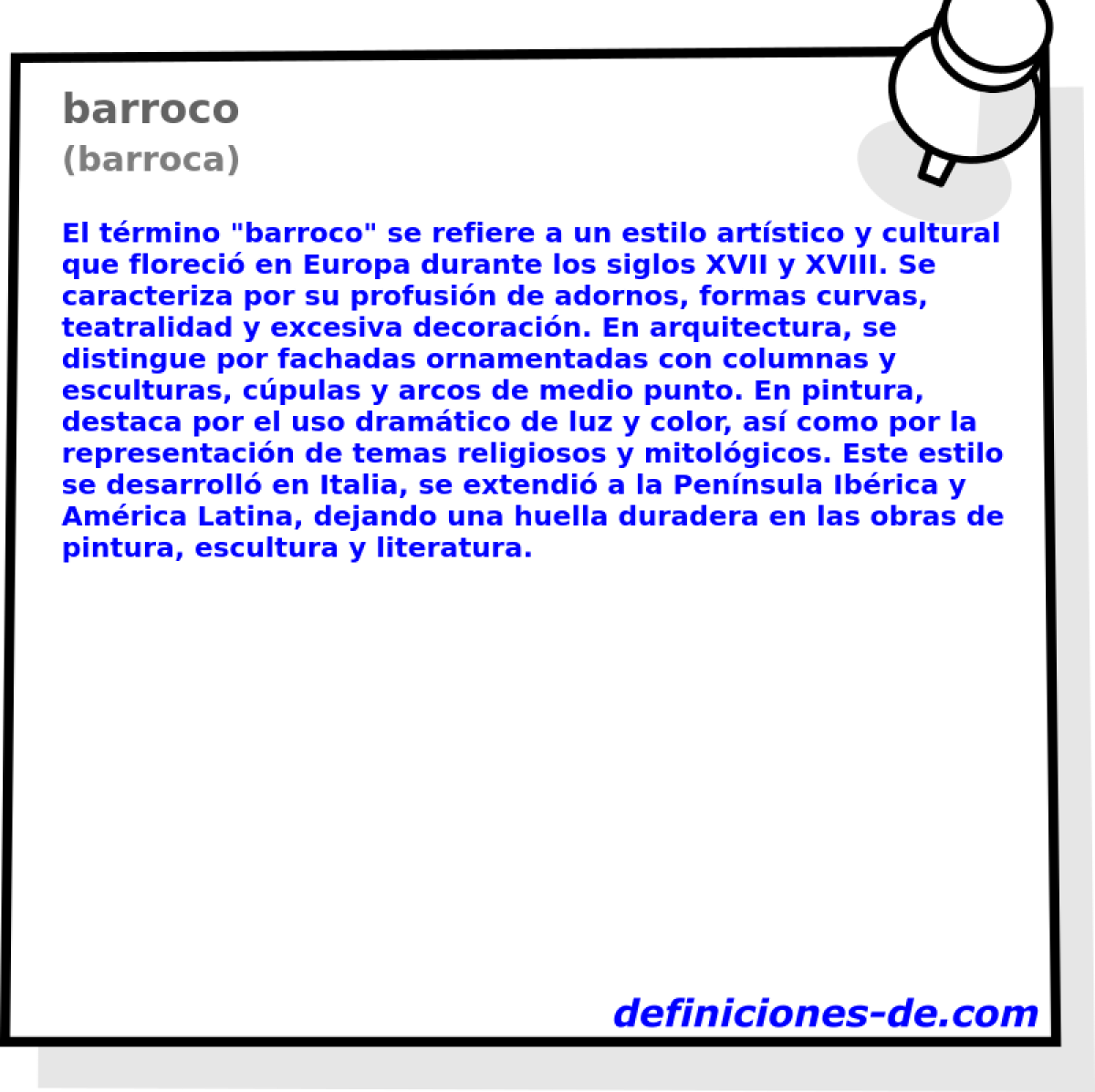 barroco (barroca)