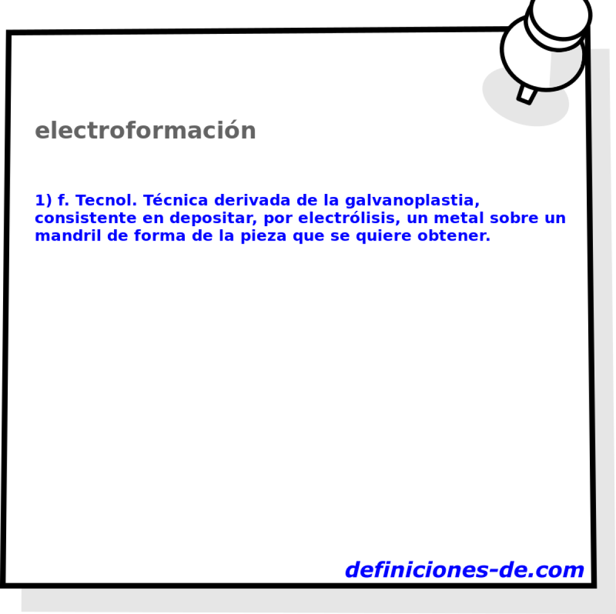 electroformacin 