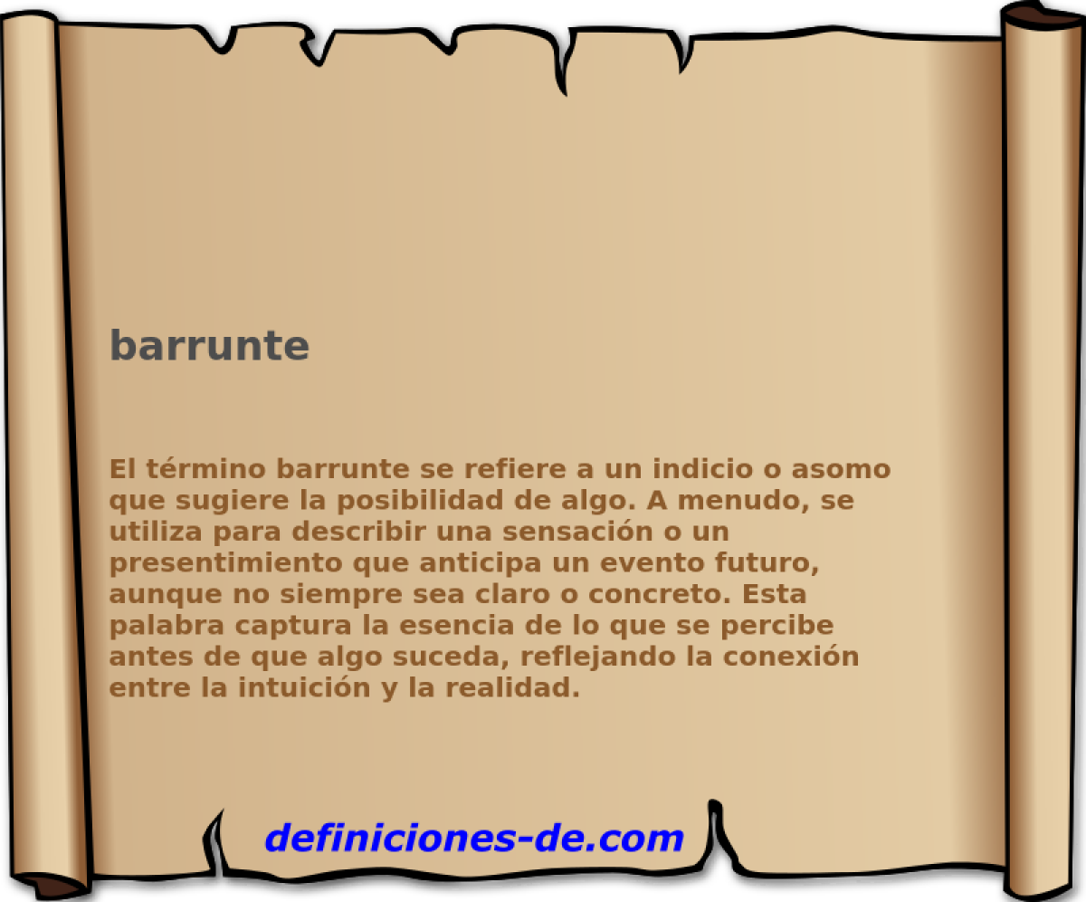 barrunte 