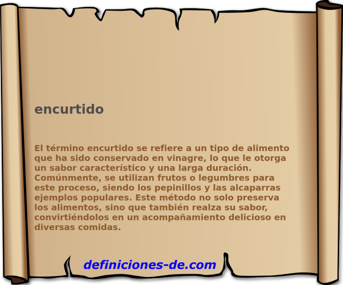 encurtido 