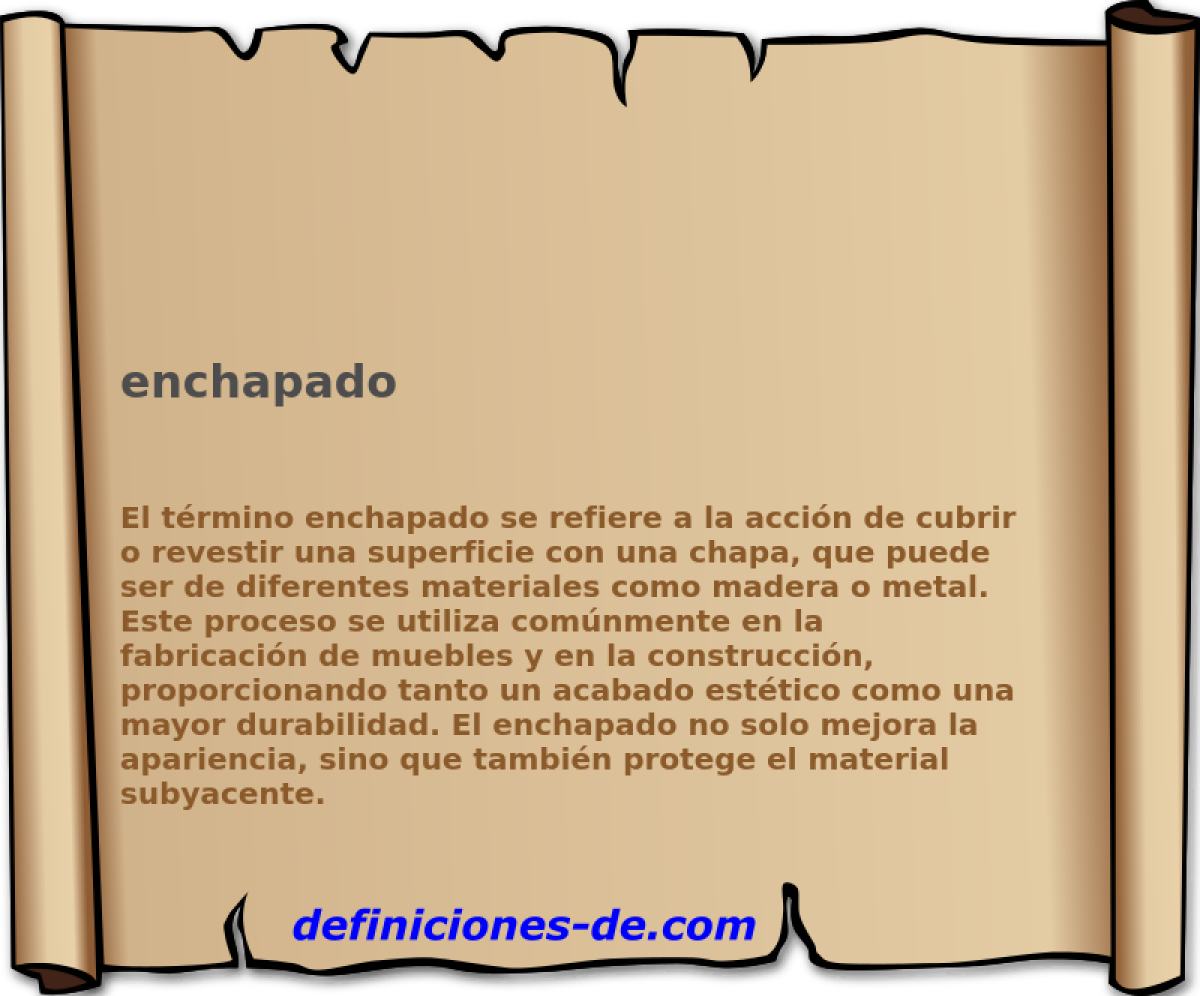 enchapado 