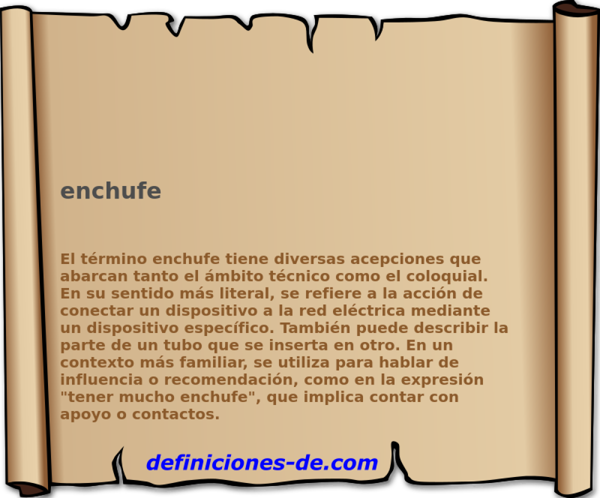 enchufe 