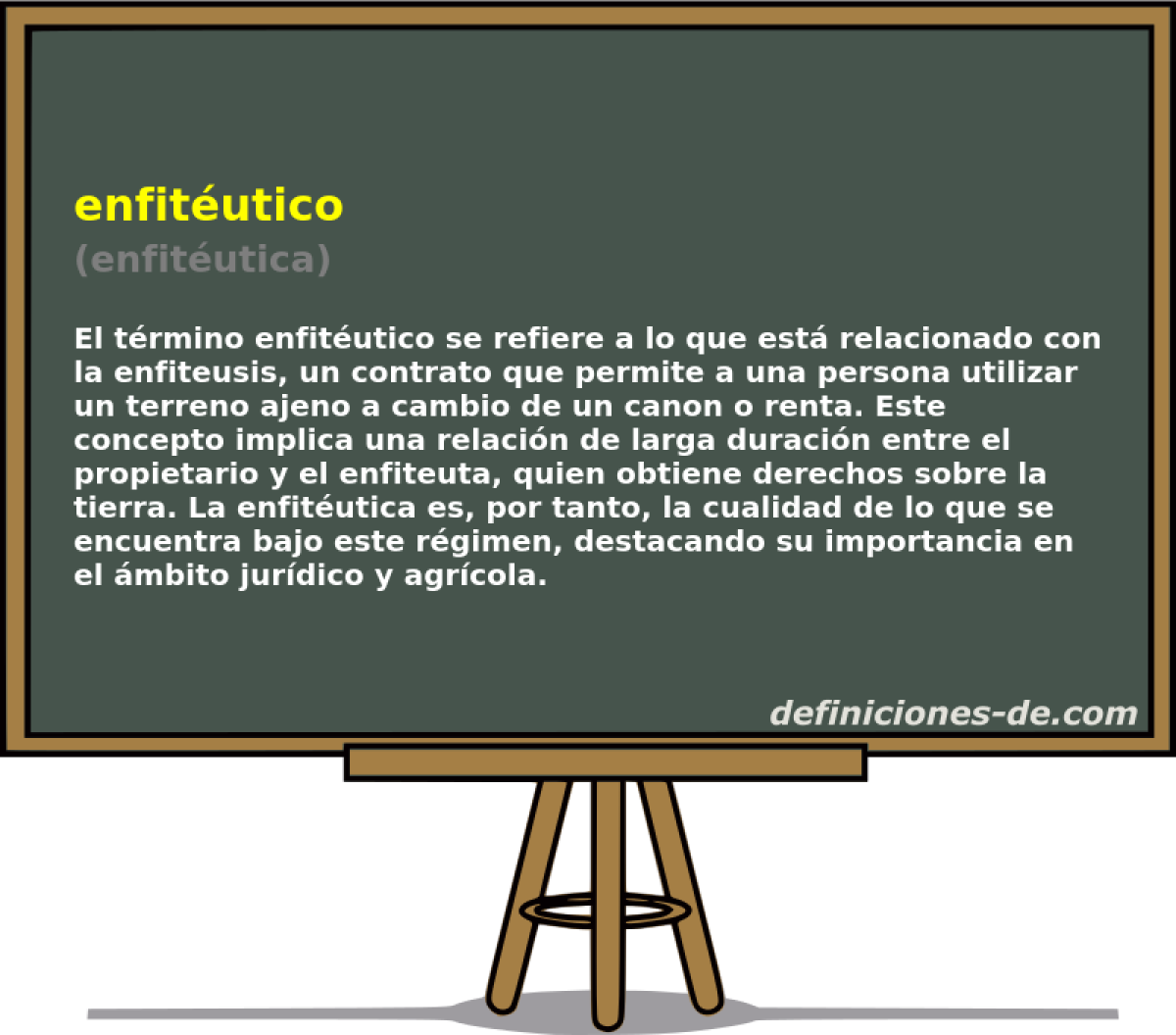 enfitutico (enfitutica)