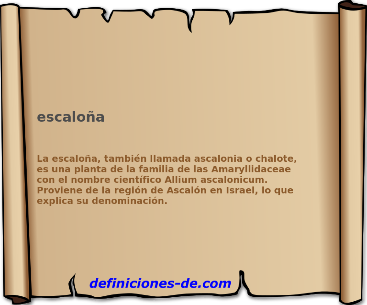 escaloña