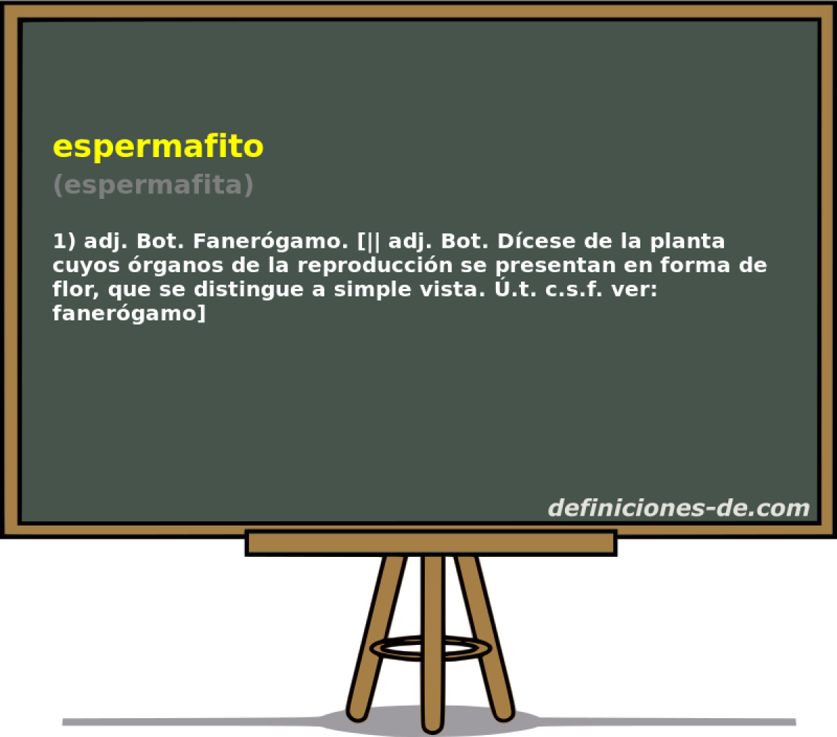 espermafito (espermafita)