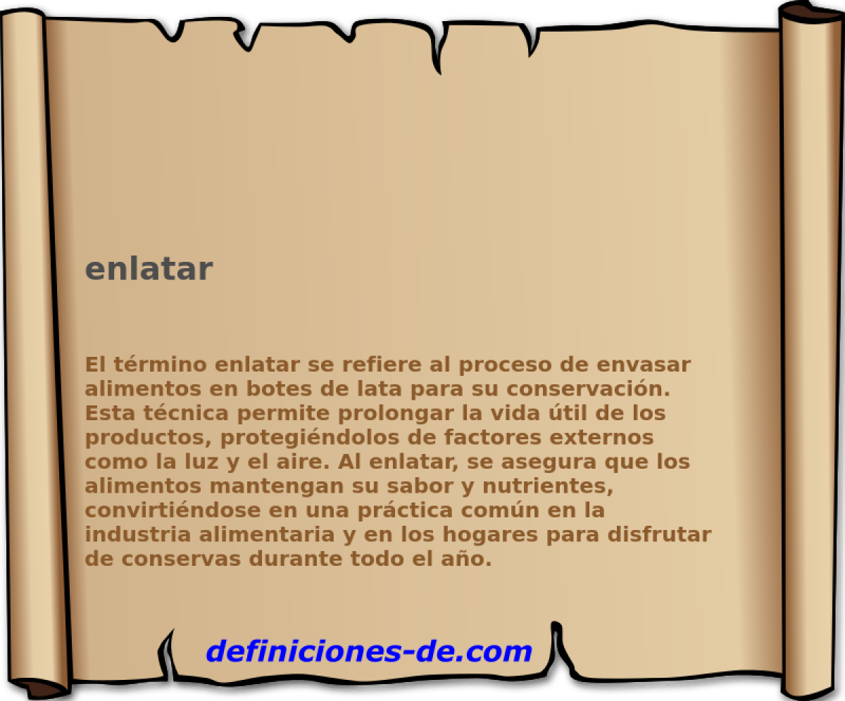 enlatar 