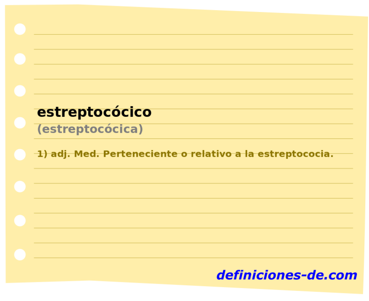 estreptoccico (estreptoccica)