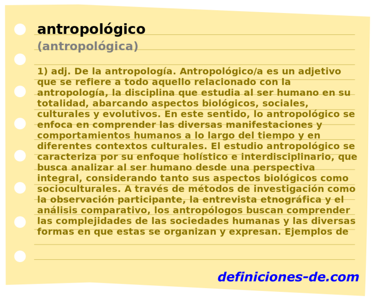 antropolgico (antropolgica)