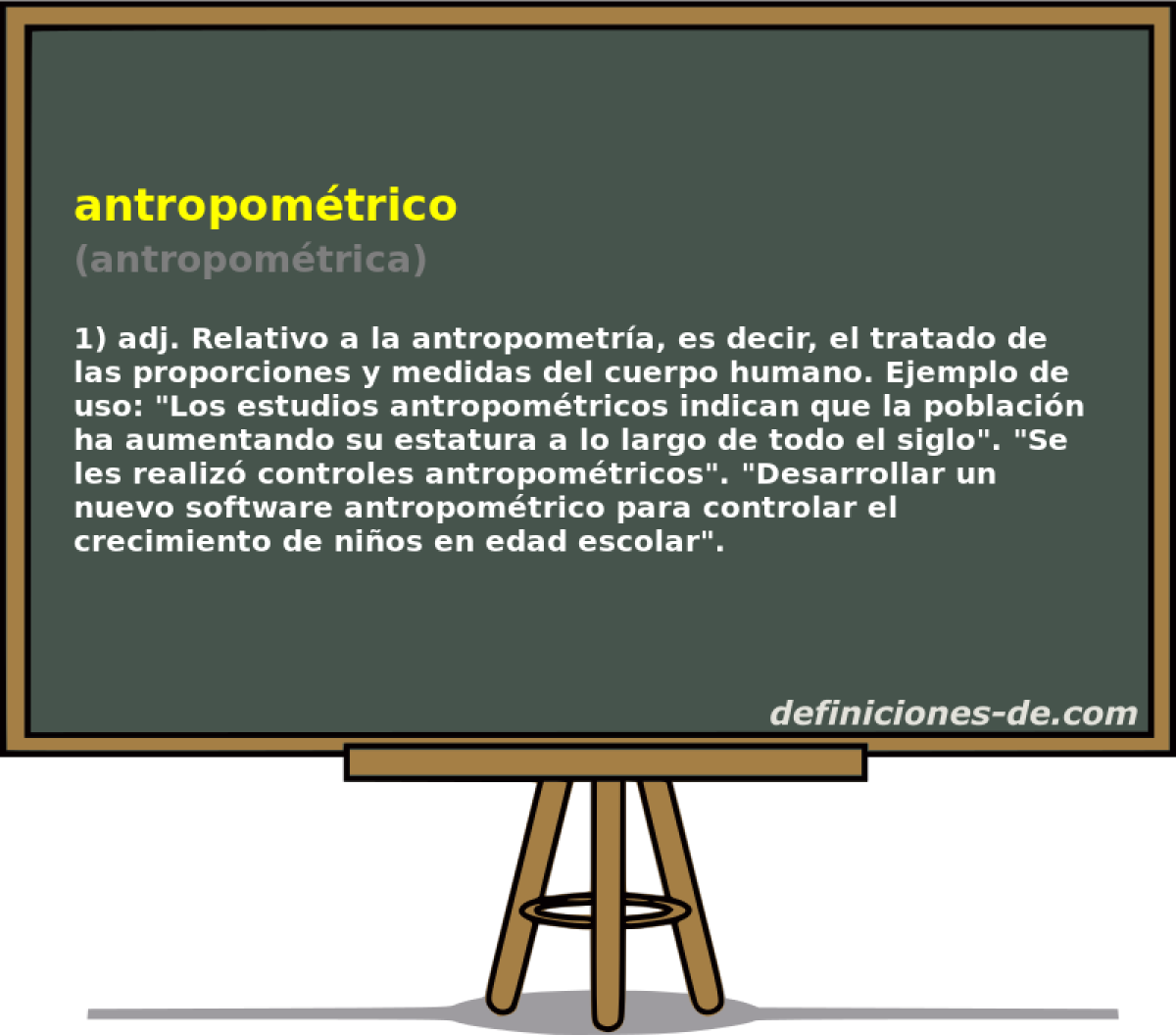 antropomtrico (antropomtrica)