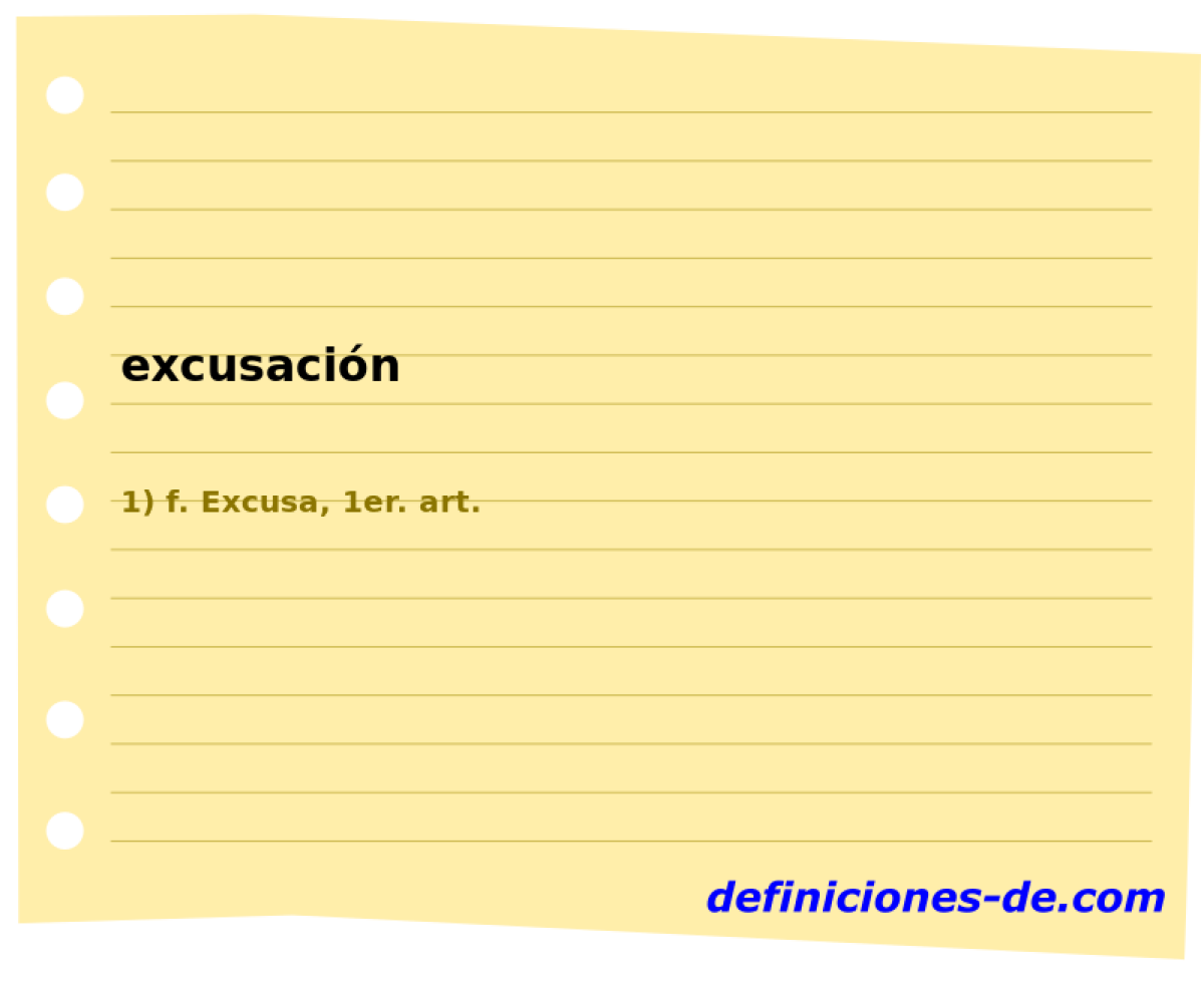 excusacin 