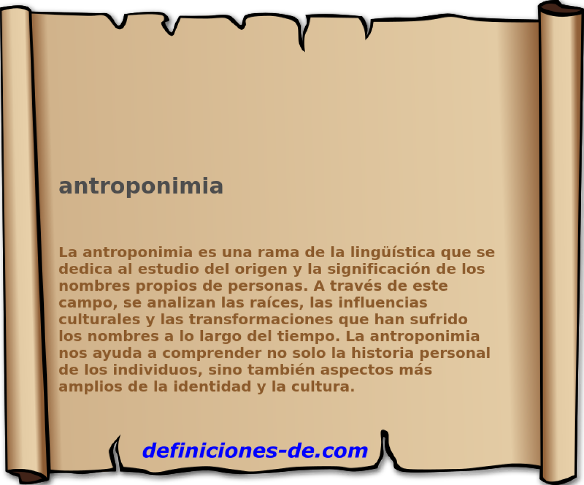 antroponimia 