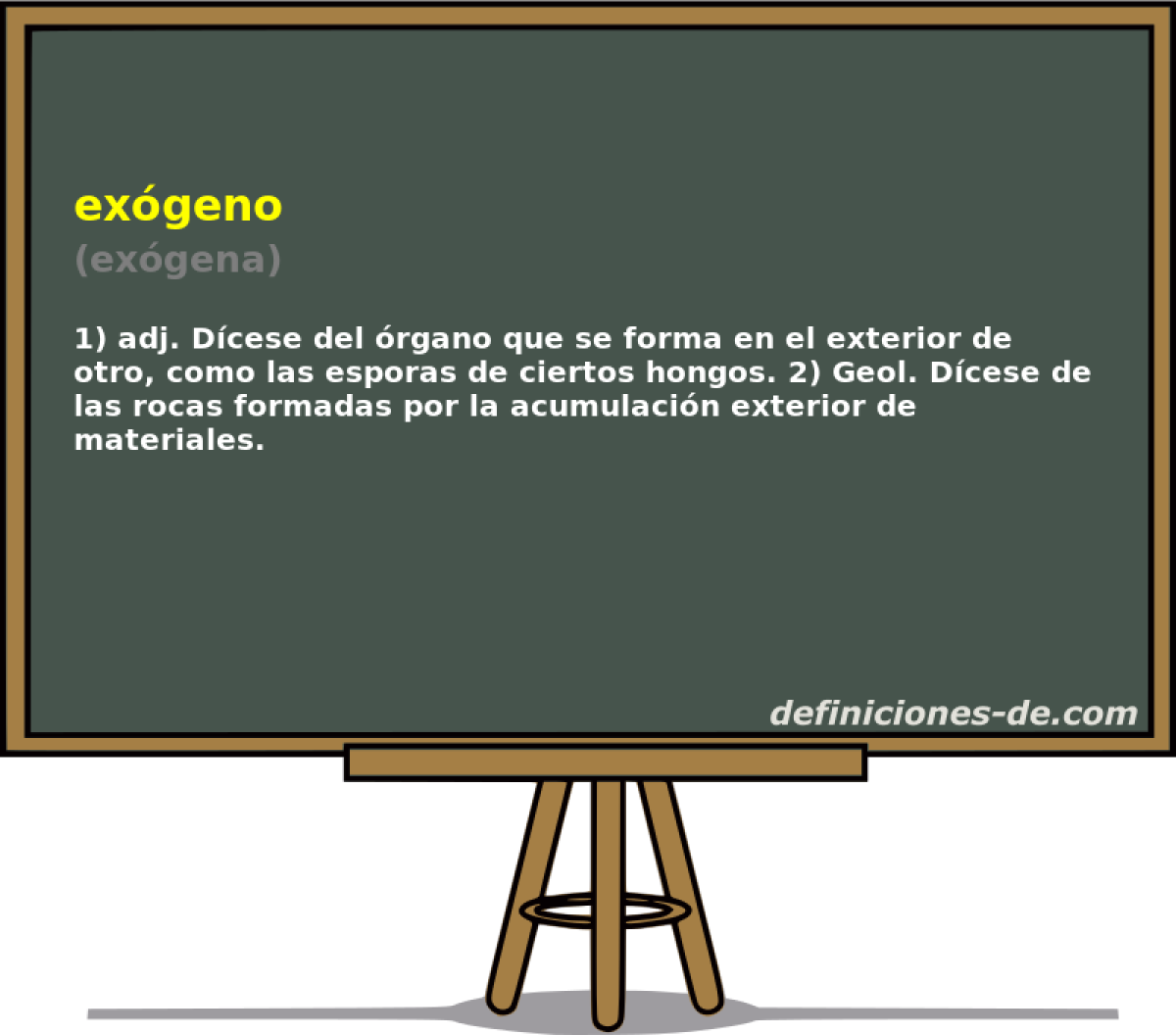 exgeno (exgena)