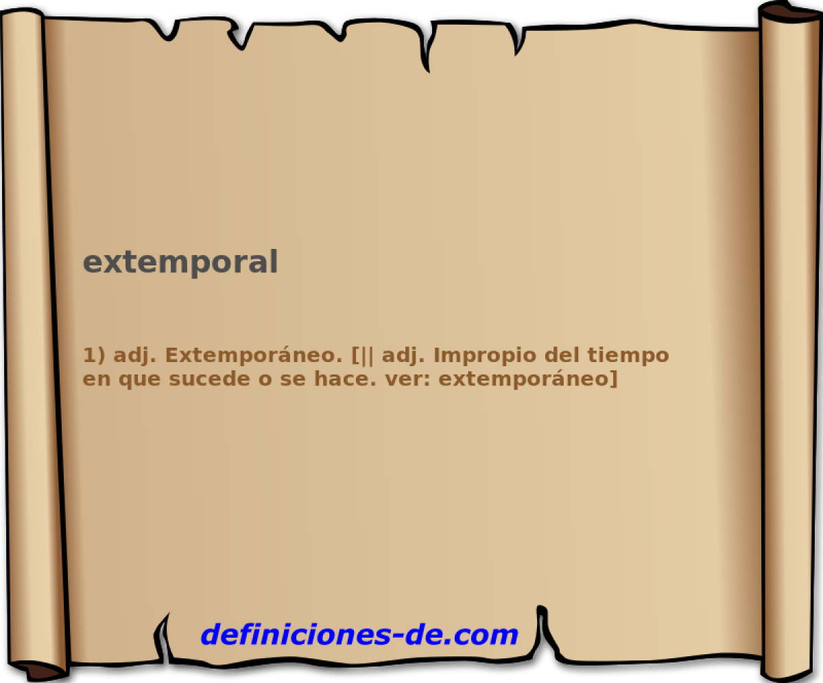 extemporal 