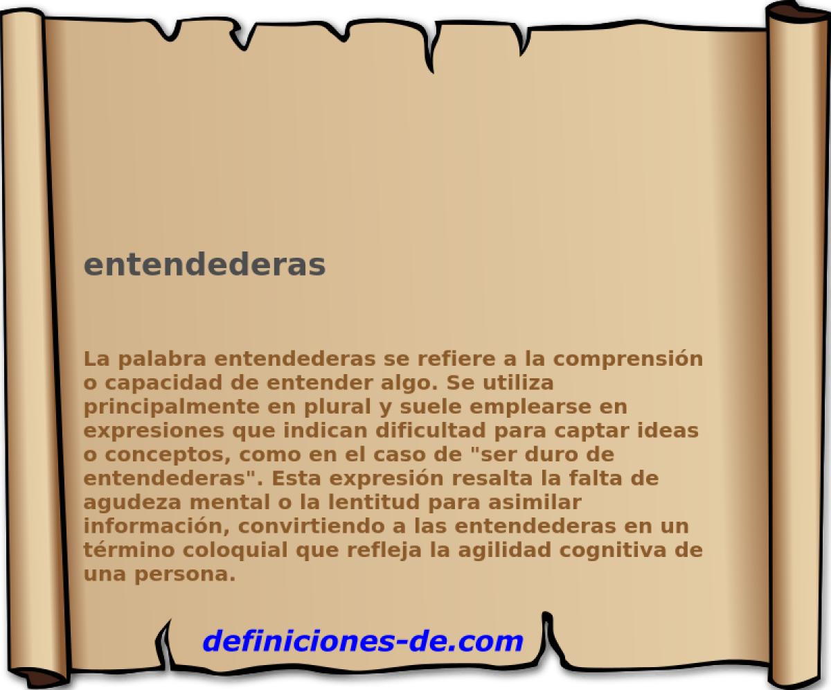 entendederas 