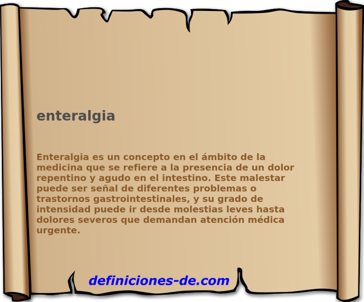 enteralgia 