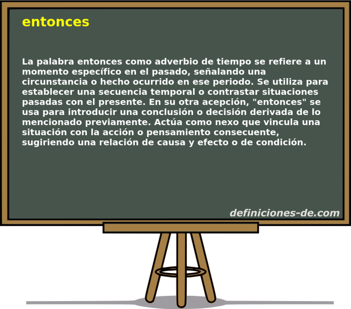 entonces 