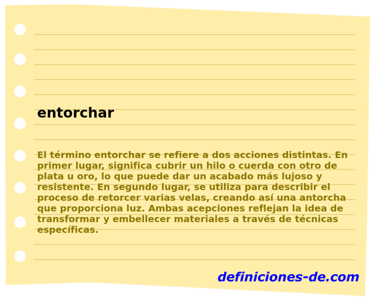 entorchar 