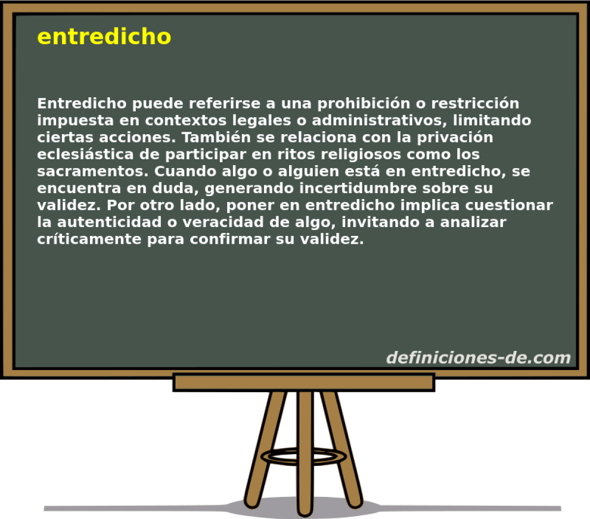 entredicho 