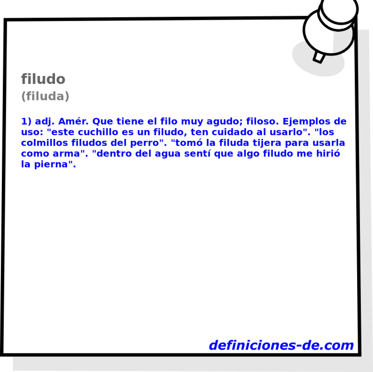 filudo (filuda)