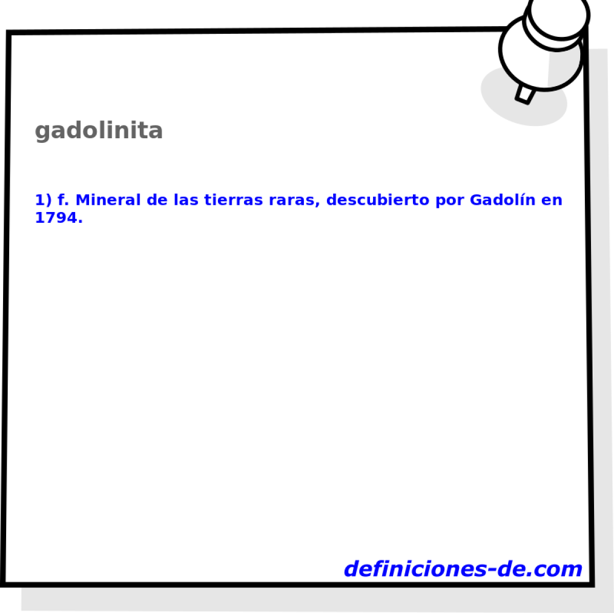 gadolinita 