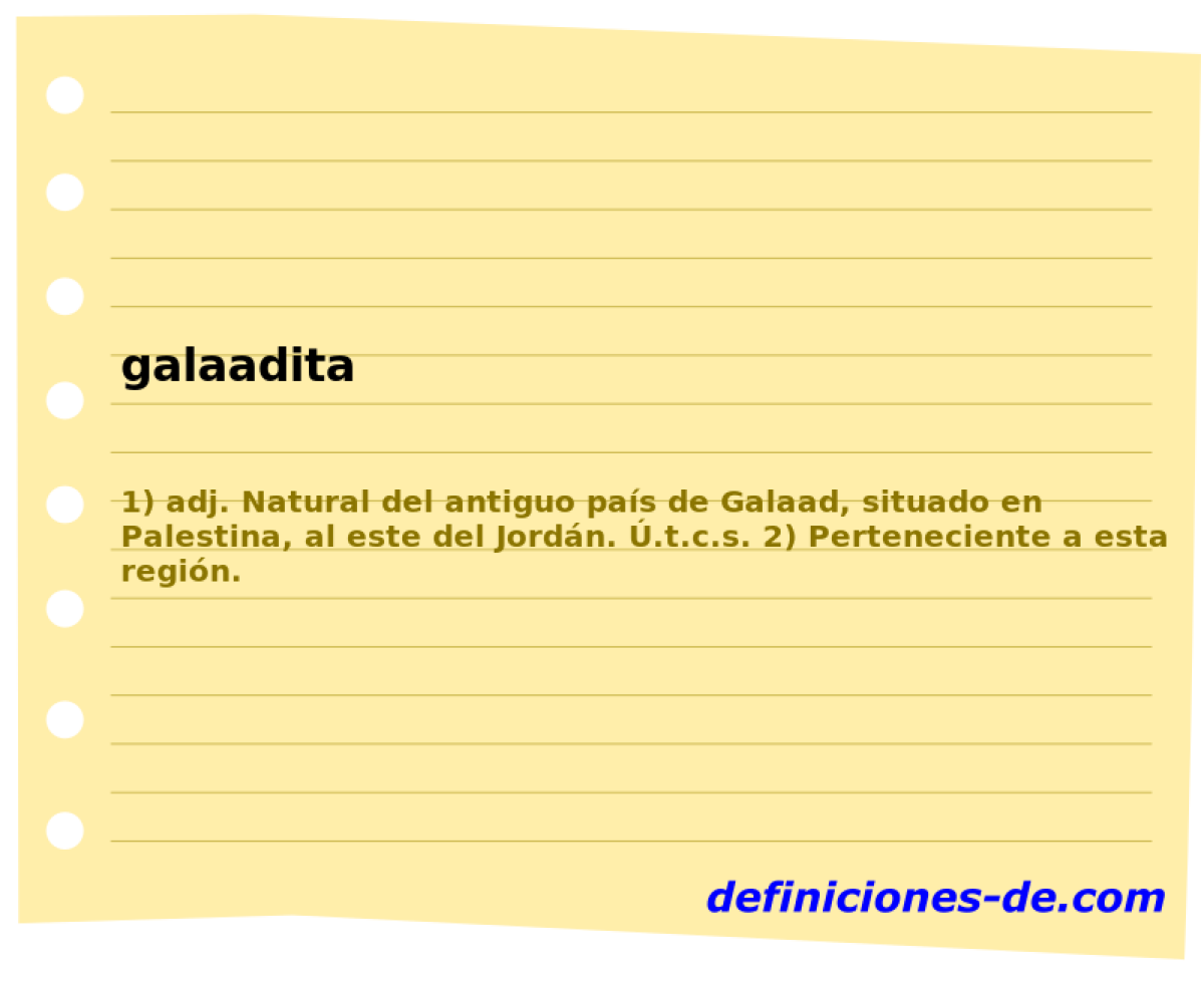 galaadita 