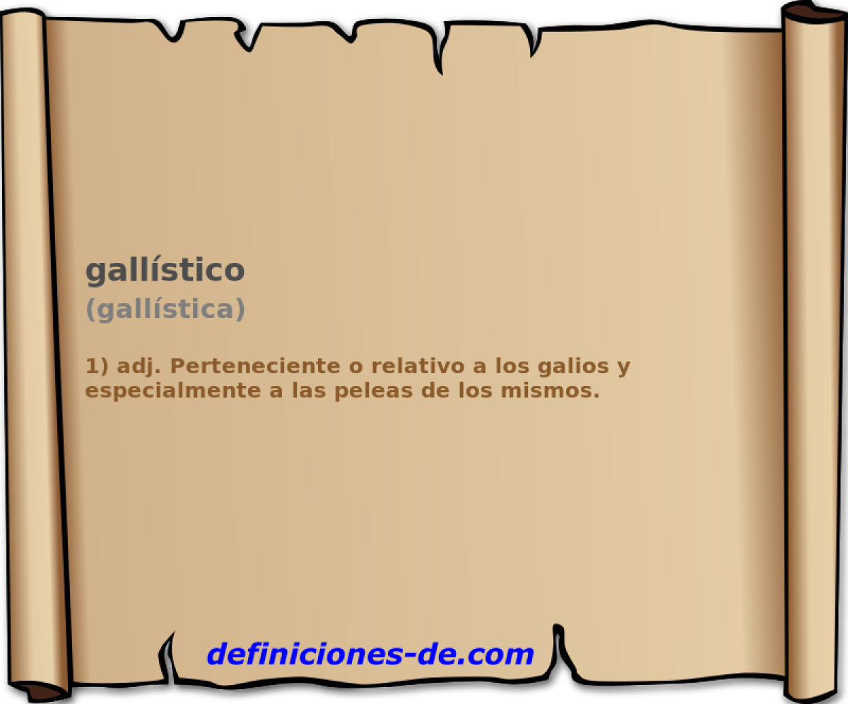 gallstico (gallstica)