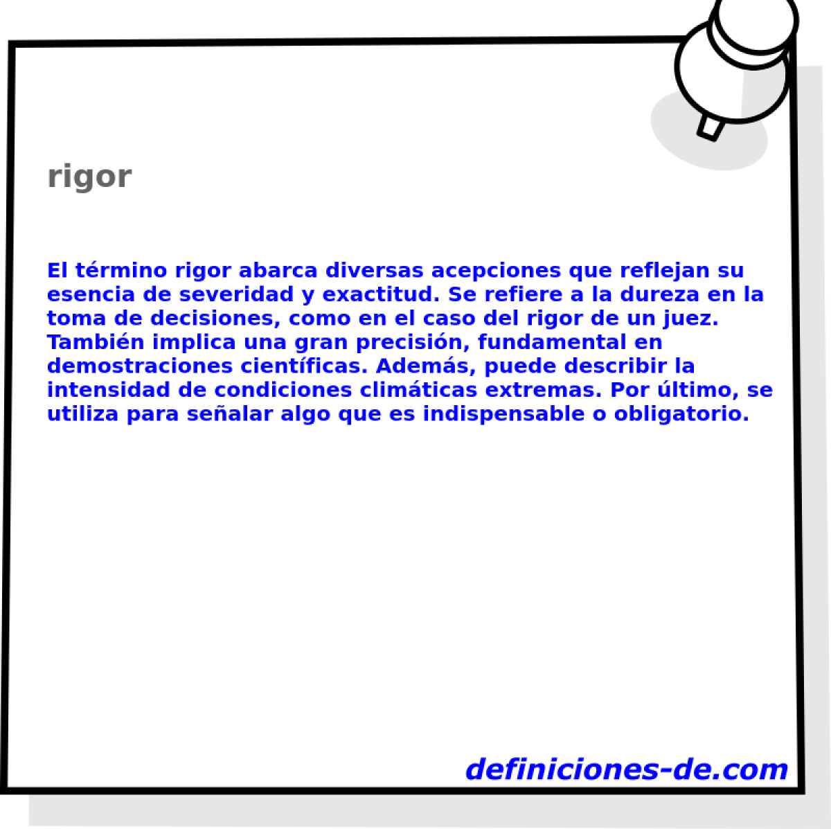 rigor 