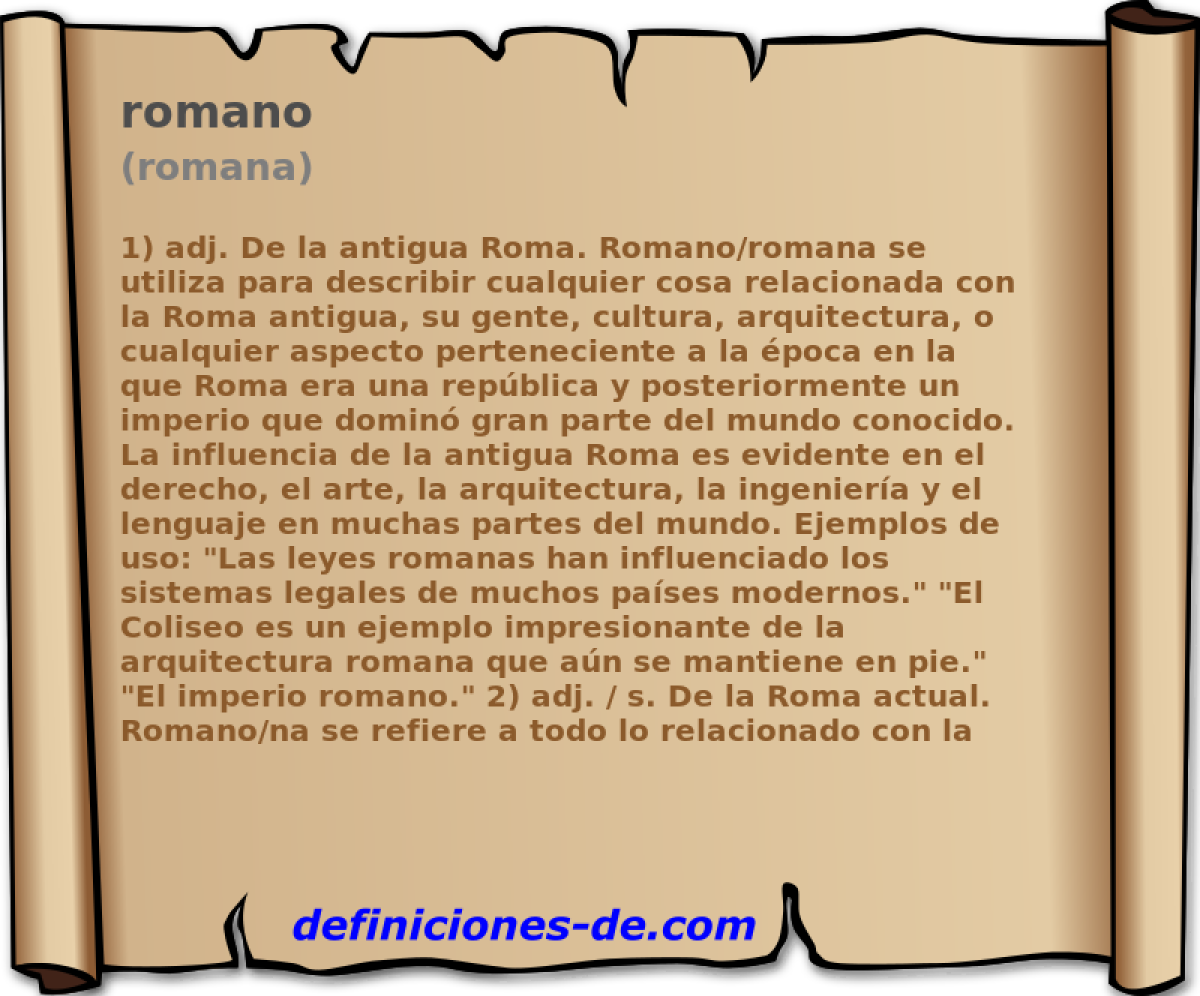 romano (romana)