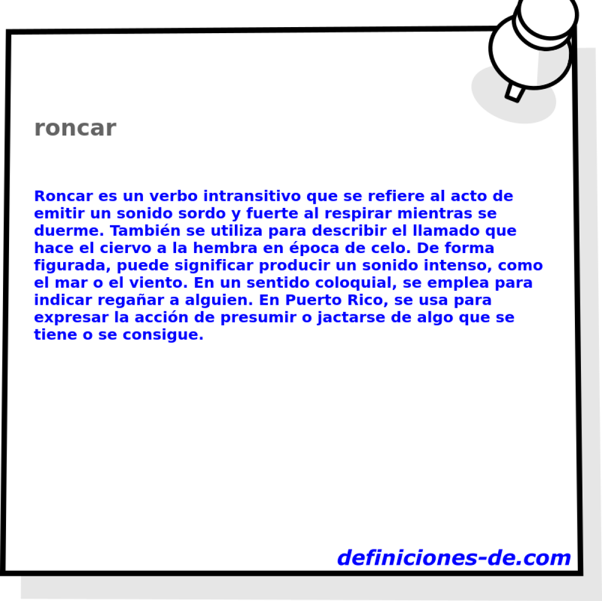 roncar 