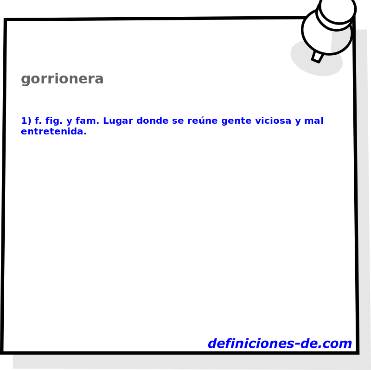 gorrionera 